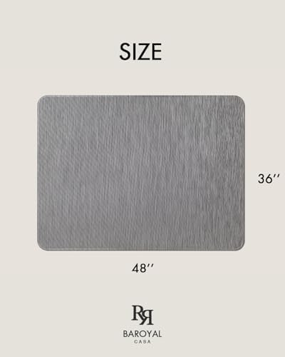 Baroyal Office Chair Mat for Hardwood Floor Under Desk Computer Rolling Chair - Image 6