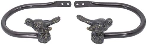 Set of 2 Decorative Bird Window Curtain Holdbacks by Meriville