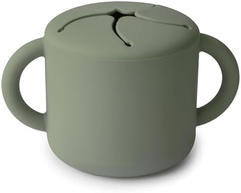 mushie Silicone Snack Cup | Spill Proof Food Container by mushie