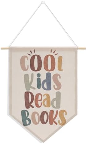 Boho Reading Nook Classroom Wall Decor Wall Hanging Library Decor by Unknown