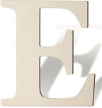 Wooden Letters 12 Inch Large Paintable Wood Letters E by Unknown