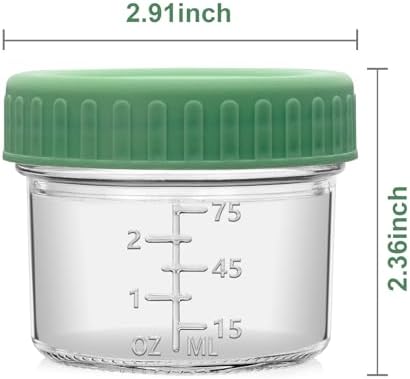 Accguan 16Pack Glass Baby Food Storage Containers, 4oz Glass Baby Food Jars - Image 2