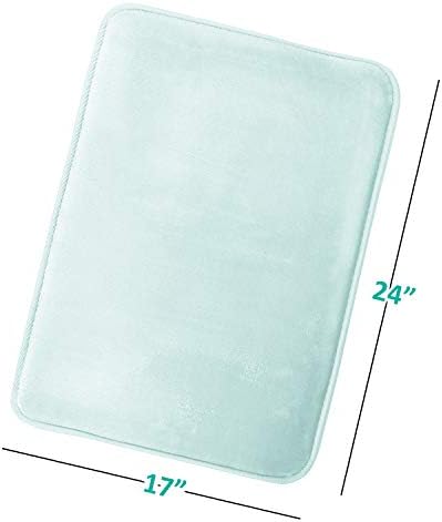Clara Clark Bathroom Rugs, Velvet Memory Foam Bath Mat, Machine Washable Bath - Image 3
