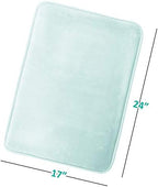 Clara Clark Bathroom Rugs, Velvet Memory Foam Bath Mat, Machine Washable Bath - Image 3