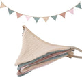 Pennant Banner Bunting Flags Multicolor, Garland Triangle Banners Fabric by Uorbmaio