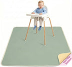 Basumee Splat Mat for Under High Chair, Waterproof & Mess-Proof Floor Mat by Basumee