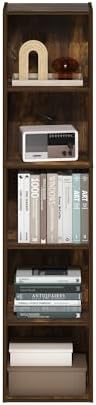 Furinno PASIR Book Shelf, 5-Tier Modern Bookshelf, Open Shelves Bookcase 9 x 12 - Image 6