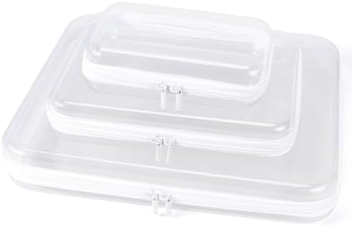 YOPCDJ Clear Hard Shell Zipper Case, Plastic Pouch by YOPCDJ