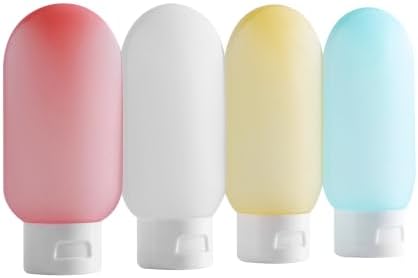 Anntrue Travel Bottles for Toiletries 4 Pack, TSA Approved 2 oz Travel Size by Anntrue-AllYouNeedforTravel