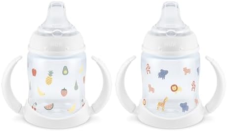NUK Learner Cup, 6+ Months, Fun Fruits and Animals, Amazon Exclusive Collection by NUK