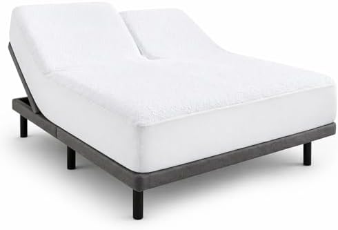 100% Waterproof Split Top King Mattress Protector, Premium Fitted Cotton Terry by SHREEMLINEN