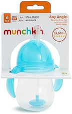 Munchkin Any Angle Sippy Cup for Toddlers, Spill Proof Weighted Straw Cup - Image 2