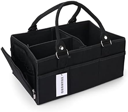 XUANGUO Large Baby Diaper Caddy Organizer, Felt Basket by XUANGUO