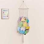 68 Inch Stuffed Animal Storage Net Corner Stuffy Hammock by iHansee