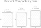 Organic Pack and Play Sheets Fitted 38”x26” 100% Muslin Cotton, Mini Crib - Image 7