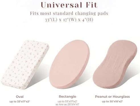 3 Pack Muslin Changing Pad Covers - Image 5