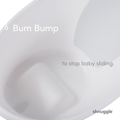 Shnuggle Newborn Baby Bath | Built in Support Bump and Soft Backrest | Suitable - Image 2