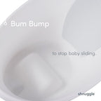 Shnuggle Newborn Baby Bath | Built in Support Bump and Soft Backrest | Suitable - Image 2