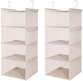 MAX Houser 4 Tier Shelf Hanging Closet Organizer, Closet Hanging Shelf by MAXHouser