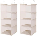 MAX Houser 4 Tier Shelf Hanging Closet Organizer, Closet Hanging Shelf by MAXHouser
