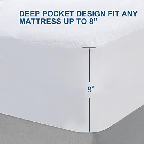 Crib Mattress Protector Waterproof, Toddler Mattress Cover Protector - Image 5