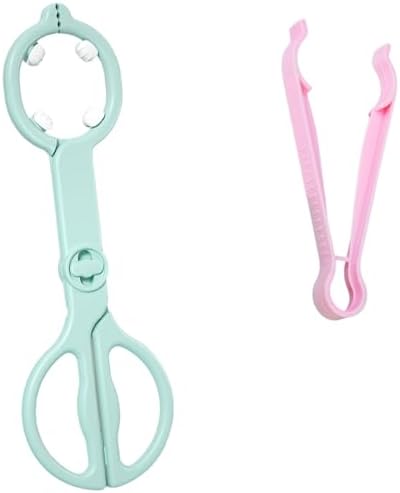 Baby Bottle Tong, Anti-Slip Pacifier Bottle Tongs, Silicone Baby Safety Bottle by OLQW