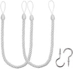 BEL AVENIR Curtain Tiebacks Ropes Tie-Backs, Handmade Holdbacks by BELAVENIR