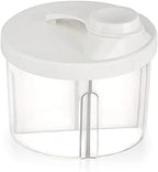 Accmor Baby Formula Dispenser On The Go, Non-Spill Rotating Four-Compartment by Accmor