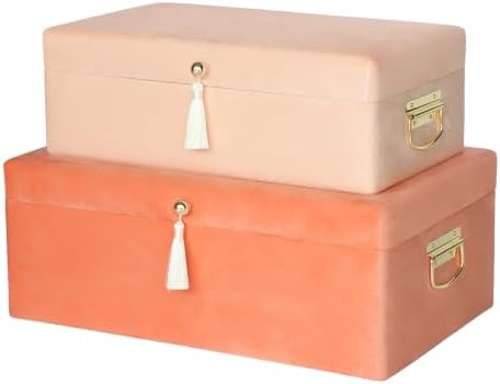 HofferRuffer Velvet Storage Trunks by HofferRuffer