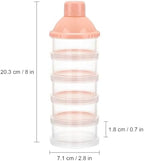 Accmor Formula Dispenser On The Go, 5 Compartments Stackable Formula Container - Image 7