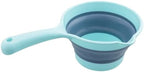 Plastic Foldable Water Scoop Blue Portable Shampoo Cup by Pro+Bamboo+Kitchen