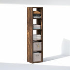 Furinno Cubic Extra Thick 5-Cube Closet Organizers and Storage, Amber Pine - Image 5