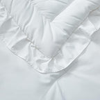 3 Pieces Crib Bedding Set Baby Ruffle Quilted Comforter - Image 7