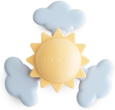 mushie Sunshine Suction Spinner Toy | Toddler Sensory Toys by mushie