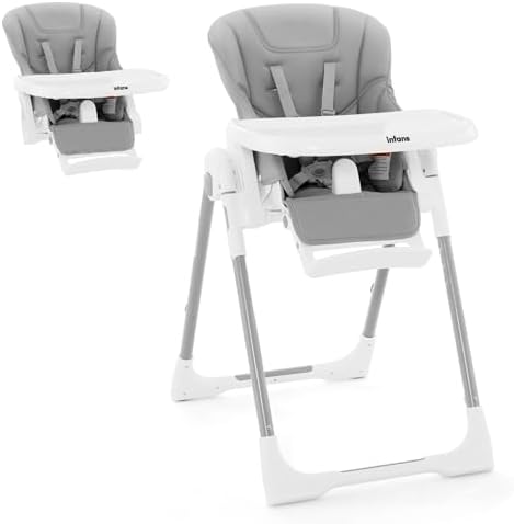 INFANS High Chair for Babies & Toddlers, Foldable Highchair by INFANS