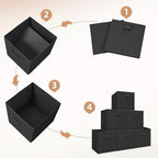 STORAGE MANIAC Storage Cubes, 13 Inch 10 Pack Collapsible Fabric Shelf Bins - Image 6