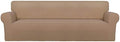 PureFit Stretch Couch Covers for Sofa 4 Seater Slipcovers Camel by PureFit