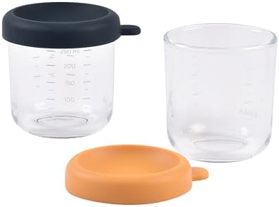 BEABA 2 Pack Glass Baby Food Jars - Image 2