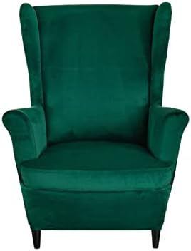 NILUOH Wingback Chair Covers 2-Piece, Armchair Slipcovers by NILUOH