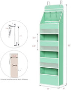 Univivi Fabric Over Door Hanging Organizer - Image 3