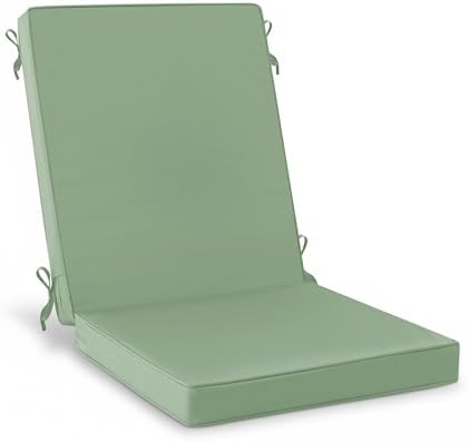 Summsun Patio Dining Chair Cushions, 20 x 20 Inch, Sage Green by SUMMSUN