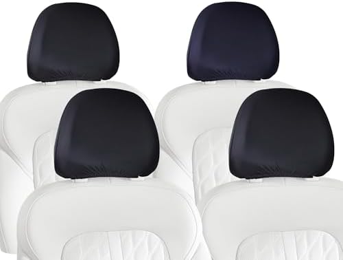 ALLANSING Lycra Car Headrest Covers 4-Pack by CARS%C2%B7DOGS%C2%B7SING