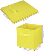2 Pcs Storage Cubes, 10.5 Inch Collapsible Storage Bins, Fabric Foldable Bins - Image 3
