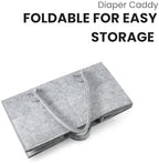 PandaEar 2 Pack Baby Diaper Caddy, Portable Nursery Storage Basket - Image 5