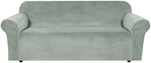 H.VERSAILTEX Stretch Velvet Sofa Covers Large Couch Covers Sofa Slipcovers by HVERSAILTEX