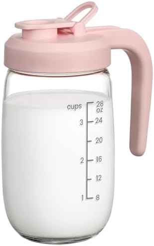 Breast Milk Pitcher 32 OZ, Heat & Cold Resistant, Sudden Temperature Safe by POIKSHARK