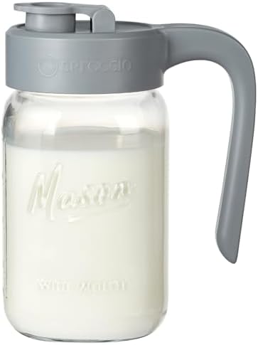 Mason Jar Pitcher, 32 oz, Glass Pitcher by spreccio