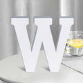 White Wooden Letters 8 Inch for Wall Decor, Large Unfinished Wood Letters for by SETNDTS