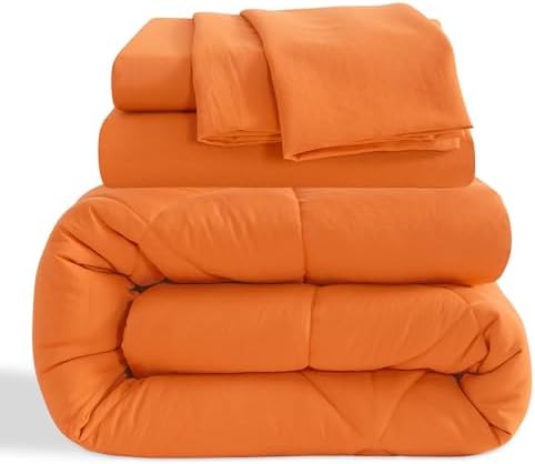 NTBAY Twin Microfiber Bed in a Bag, Comforter Set 5 Piece - Image 2