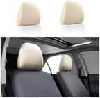 AUCELI 2PCS Car Headrest Covers, Soft Dust-Proof Anti-Scratch Breathable by AUCELI